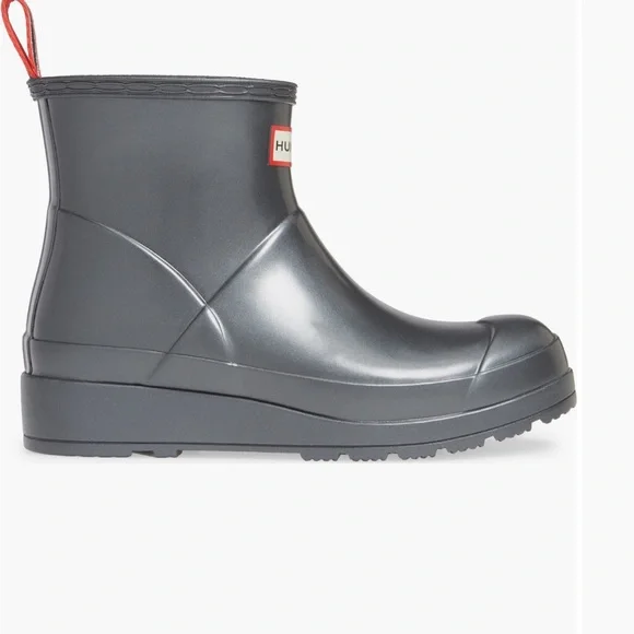 Hunter Charcoal Platform Rain Boots - Picture 5 of 9